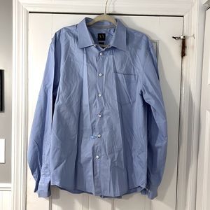 💥50% sale💥Armani blue button down size XL. E#795